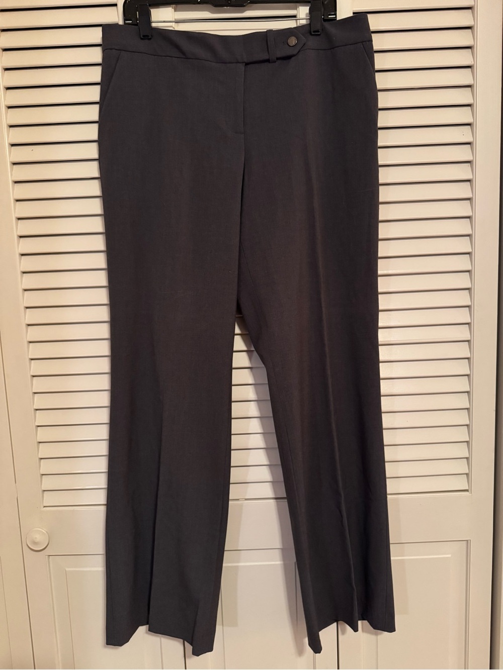 Calvin Klein Women's Charcoal Boot-Cut Dress Pants